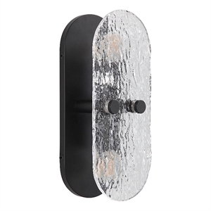 Noci 12&quot 2-Light Wall Sconce Black