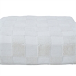 Persona Indoor Cotton Floor Pouf Ivory