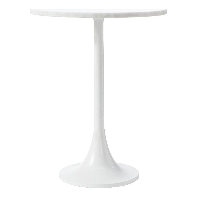 Alina Indoor Aluminum Table White