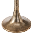 Amalya Indoor Aluminum Table Antique Brass