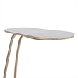 Balam Indoor Aluminum Table Antique Brass