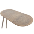 Balam Indoor Aluminum Table Antique Brass
