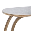 Balam Indoor Aluminum Table Antique Brass