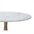 Lovisa Indoor Aluminum Table Antique Brass