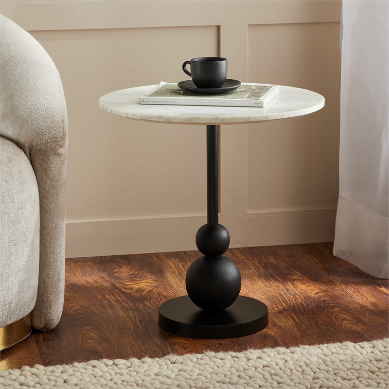 Corrine Indoor Aluminum Table Matte Black
