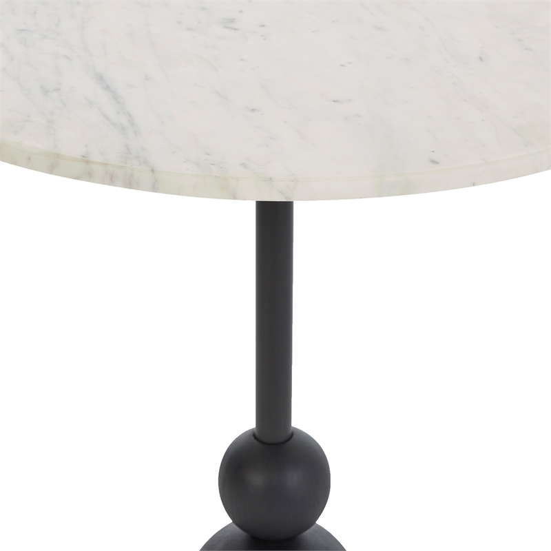 Corrine Indoor Aluminum Table Matte Black