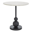 Corrine Indoor Aluminum Table Matte Black