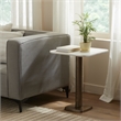 Allard Indoor Cast Aluminum Side Table Antique Brass