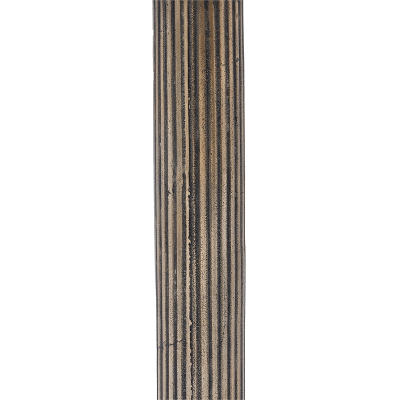Allard Indoor Cast Aluminum Side Table Antique Brass