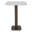 Allard Indoor Cast Aluminum Side Table Antique Brass