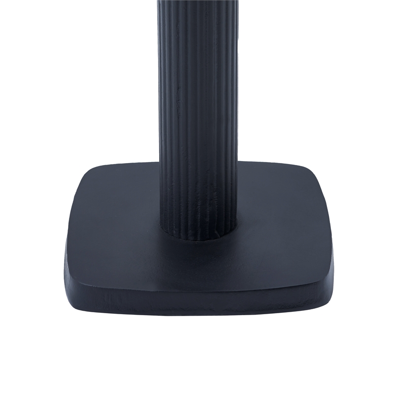 Laila Indoor Cast Aluminum Side Table Matte Black