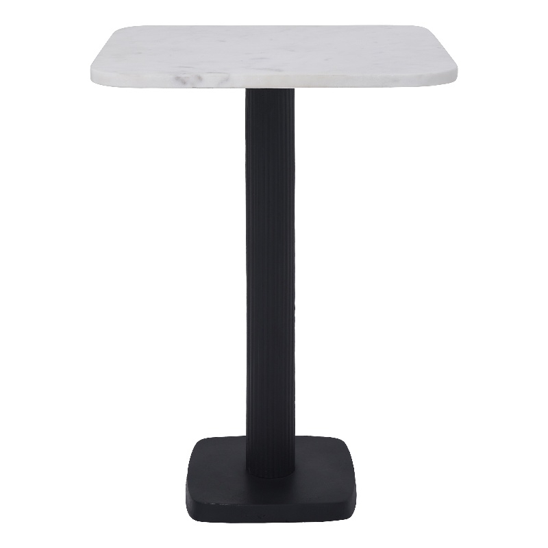 Laila Indoor Cast Aluminum Side Table Matte Black
