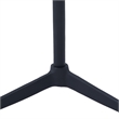Barker Indoor Cast Aluminum Side Table Matte Black