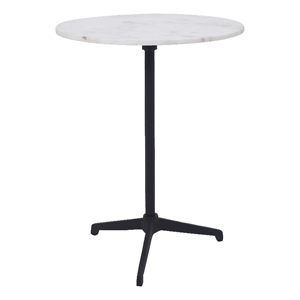 Barker Indoor Cast Aluminum Side Table Matte Black