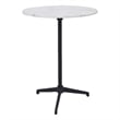 Barker Indoor Cast Aluminum Side Table Matte Black