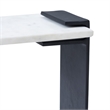 Dorville Indoor Cast Aluminum Side Table Matte Black