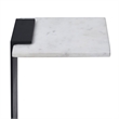 Dorville Indoor Cast Aluminum Side Table Matte Black