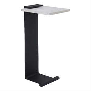 Dorville Indoor Cast Aluminum Side Table Matte Black