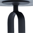 Eryx Indoor Cast Aluminum Side Table Matte Black