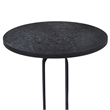 Eryx Indoor Cast Aluminum Side Table Matte Black