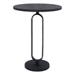Eryx Indoor Cast Aluminum Side Table Matte Black