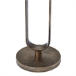 Irene Indoor Cast Aluminum Side Table Antique Brass