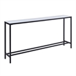 Bodin Indoor Iron Console Table Matte Black