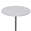 Canning Indoor Cast Aluminum Side Table Antique Brass