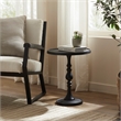 Yates Indoor Cast Aluminum Side Table Matte Black