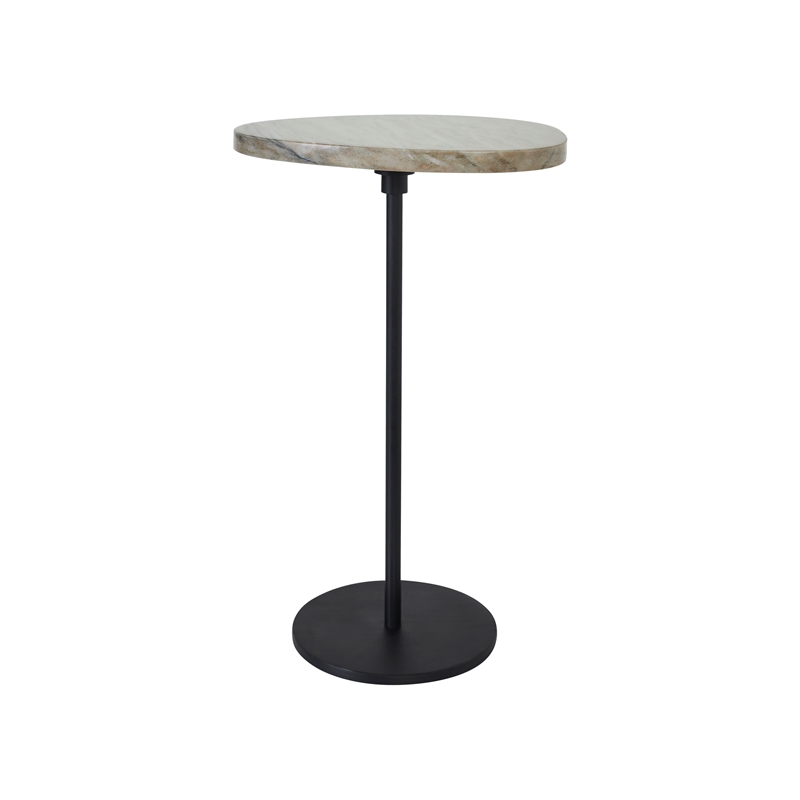 Bethany Indoor Iron Side Table Black