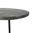 Adeline Indoor Iron Side Table Black