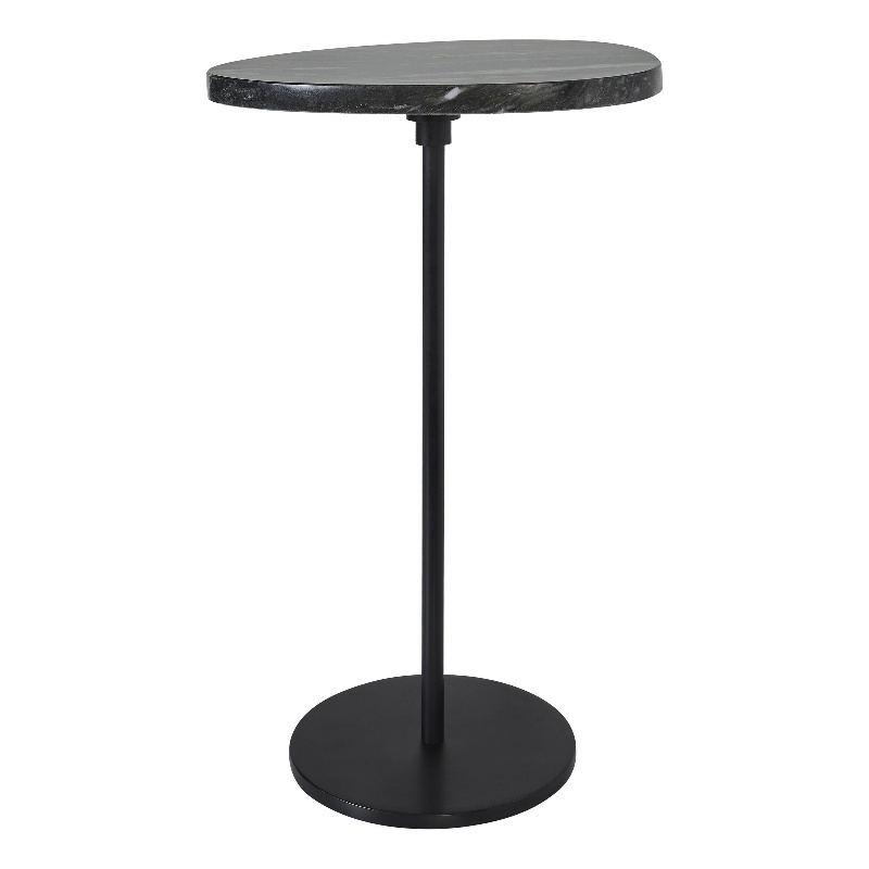 Adeline Indoor Iron Side Table Black