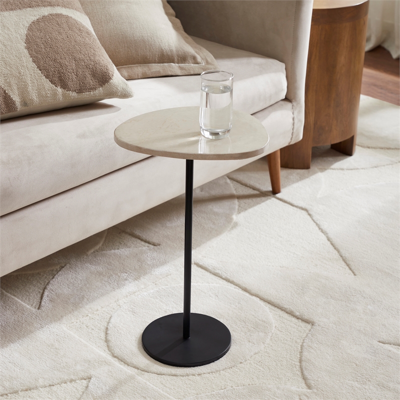 Chelsea Indoor Iron Side Table Black