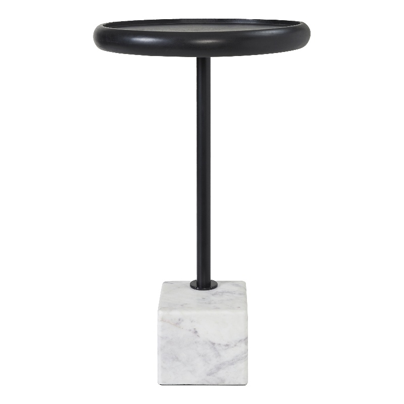 Hull Indoor Banswara Marble Side Table White