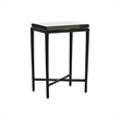 Aria Indoor Cast Aluminum Side Table Black