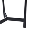 Avila Indoor Cast Aluminum Side Table Black