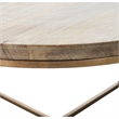 Liana Indoor Mango Wood Table Antique Brass