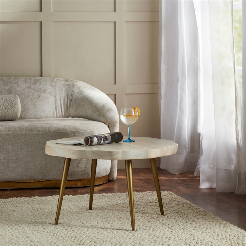 Core Indoor Acacia Wood Table White