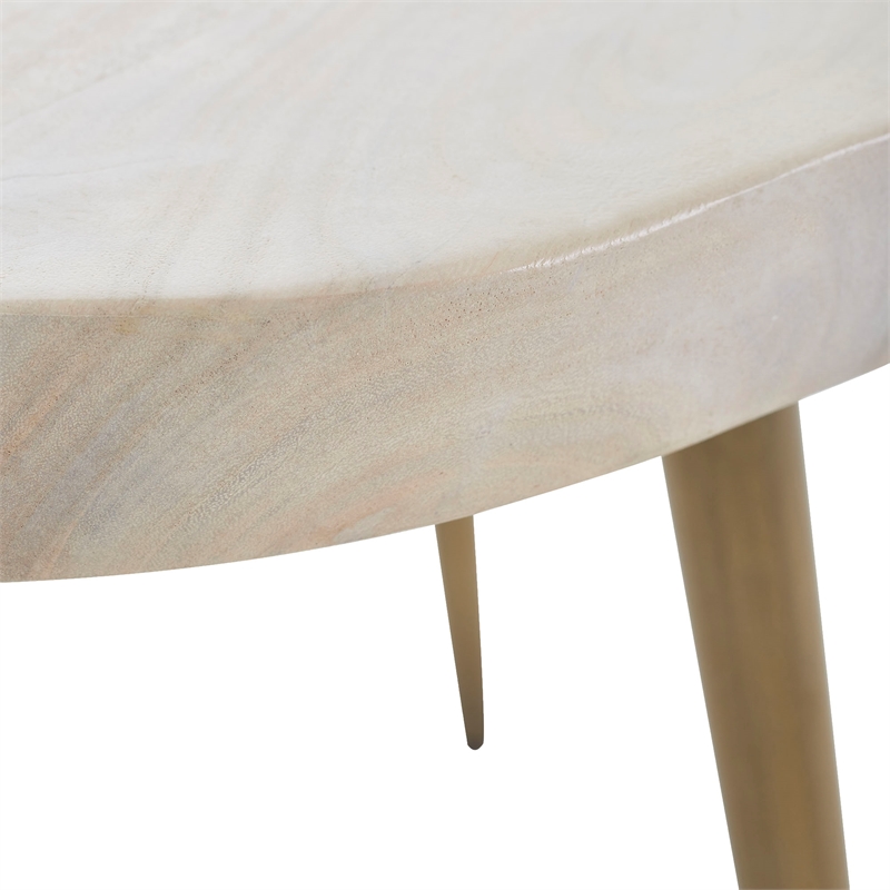 Core Indoor Acacia Wood Table White