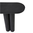 Dayna Indoor Mango Wood Console Table Black