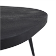 Parson Indoor Mango Wood  Coffee Table Matte Black