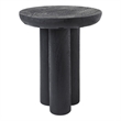 Quintin Indoor Mango Wood Side Table Black