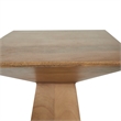 Garnett Indoor Mango Wood Side Table Light Brown