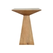 Garnett Indoor Mango Wood Side Table Light Brown