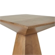 Garnett Indoor Mango Wood Side Table Light Brown