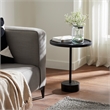 Samba Indoor Acacia Wood Side Table Black