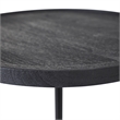Samba Indoor Acacia Wood Side Table Black