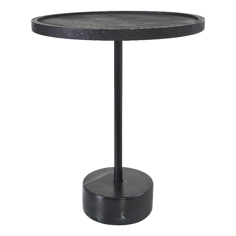 Samba Indoor Acacia Wood Side Table Black