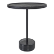 Samba Indoor Acacia Wood Side Table Black