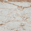 Alessio Indoor Breccia Marble Side Table Walnut